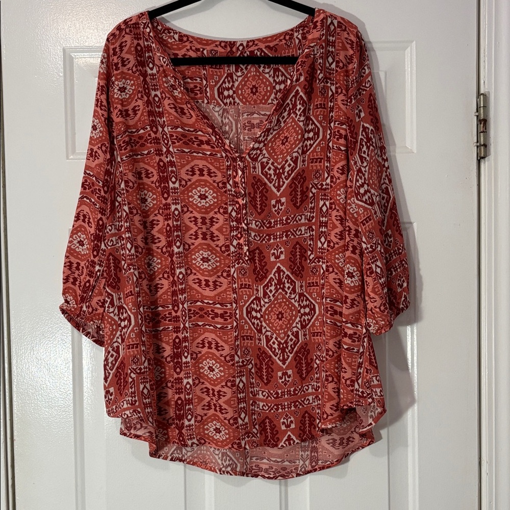 Lucky Brand top Size 1X